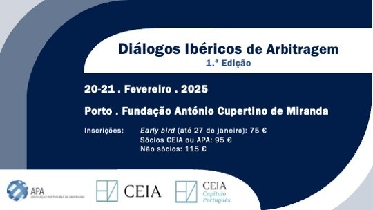 Está Disponível o Programa da 1.ª Edição dos Diálogos Ibéricos de Arbitragem