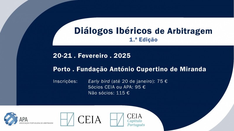 1.ª Edição dos Diálogos Ibéricos de Arbitragem